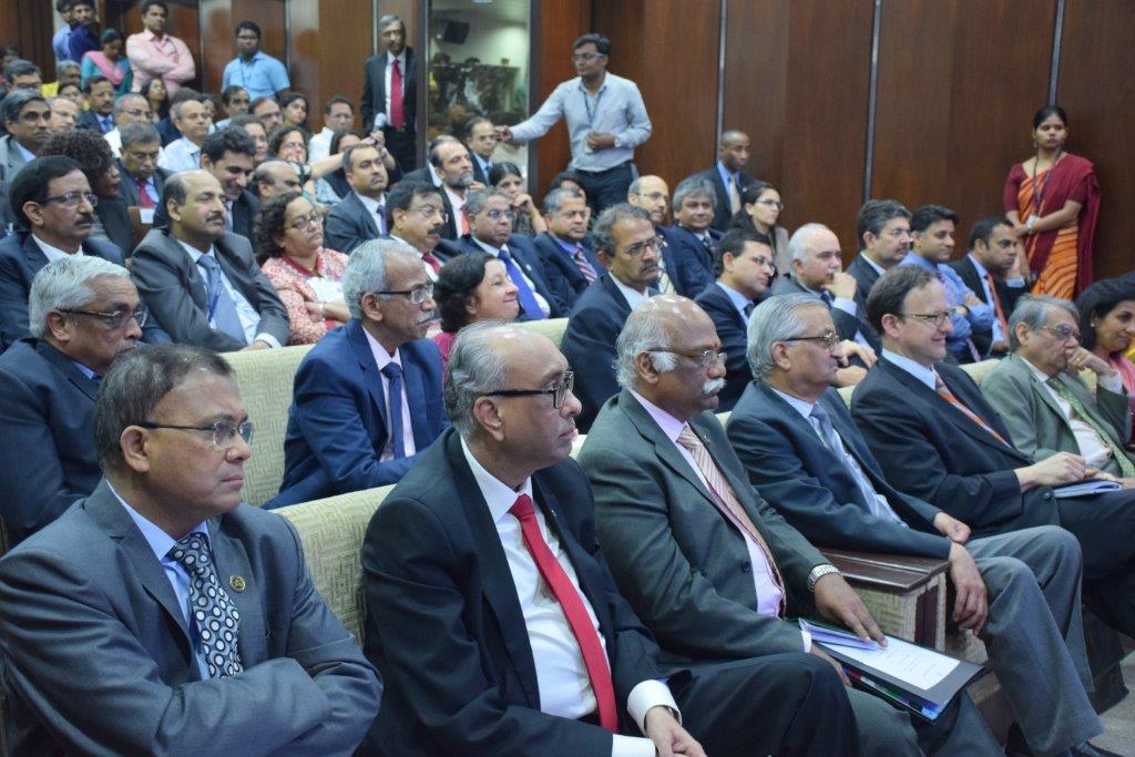 The enthralled audience listening intently-1