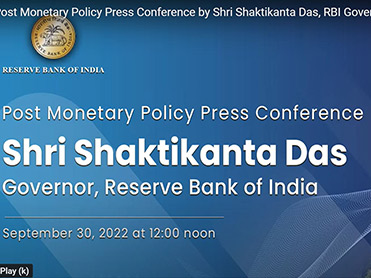 Edited Transcript of Reserve Bank of India’s Monetary Policy Press Conference: September 30, 2022